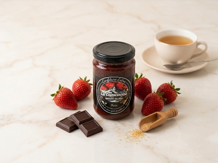 Confiture extra de fraise