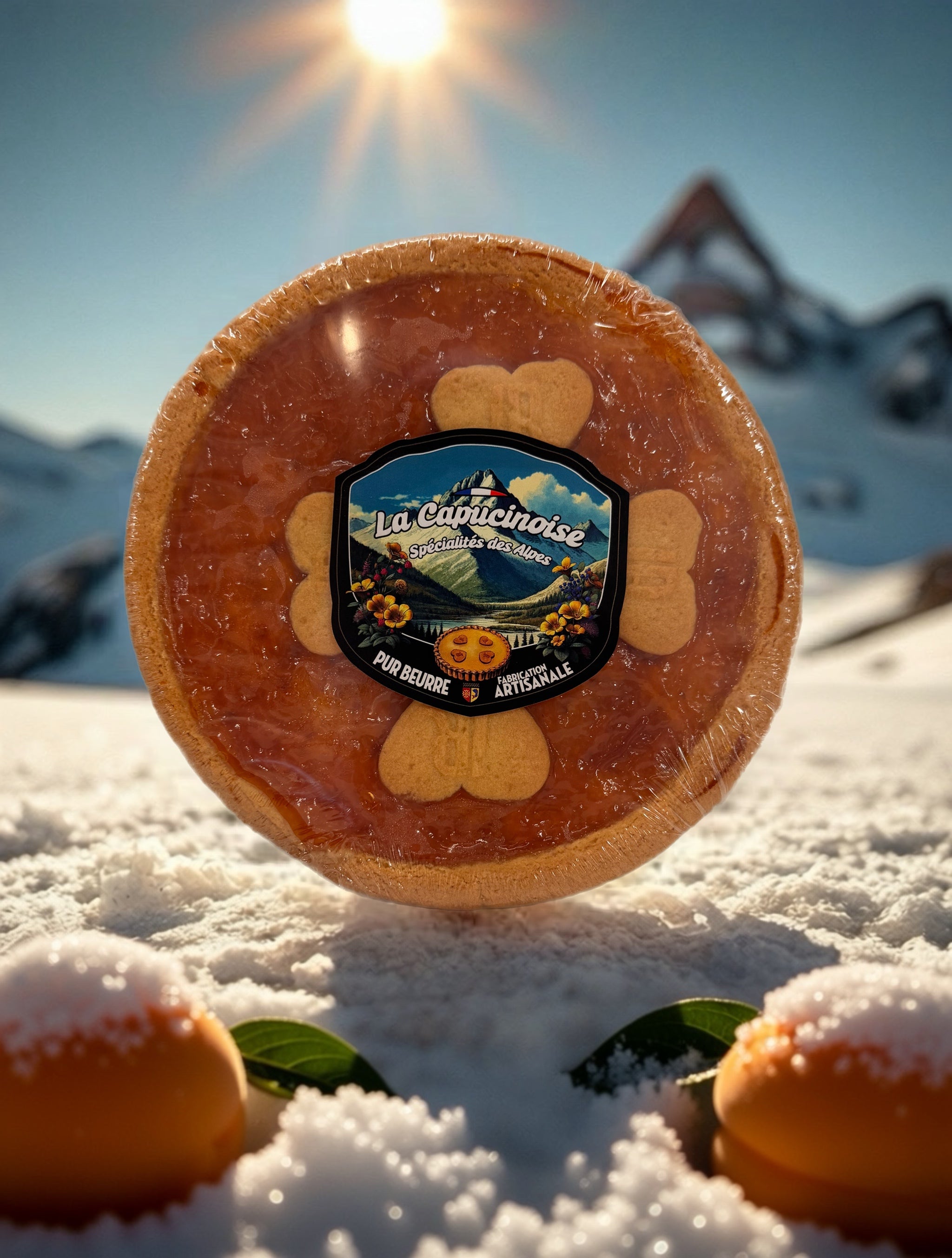 Tarte sablée pur beurre abricot — La Capucinoise