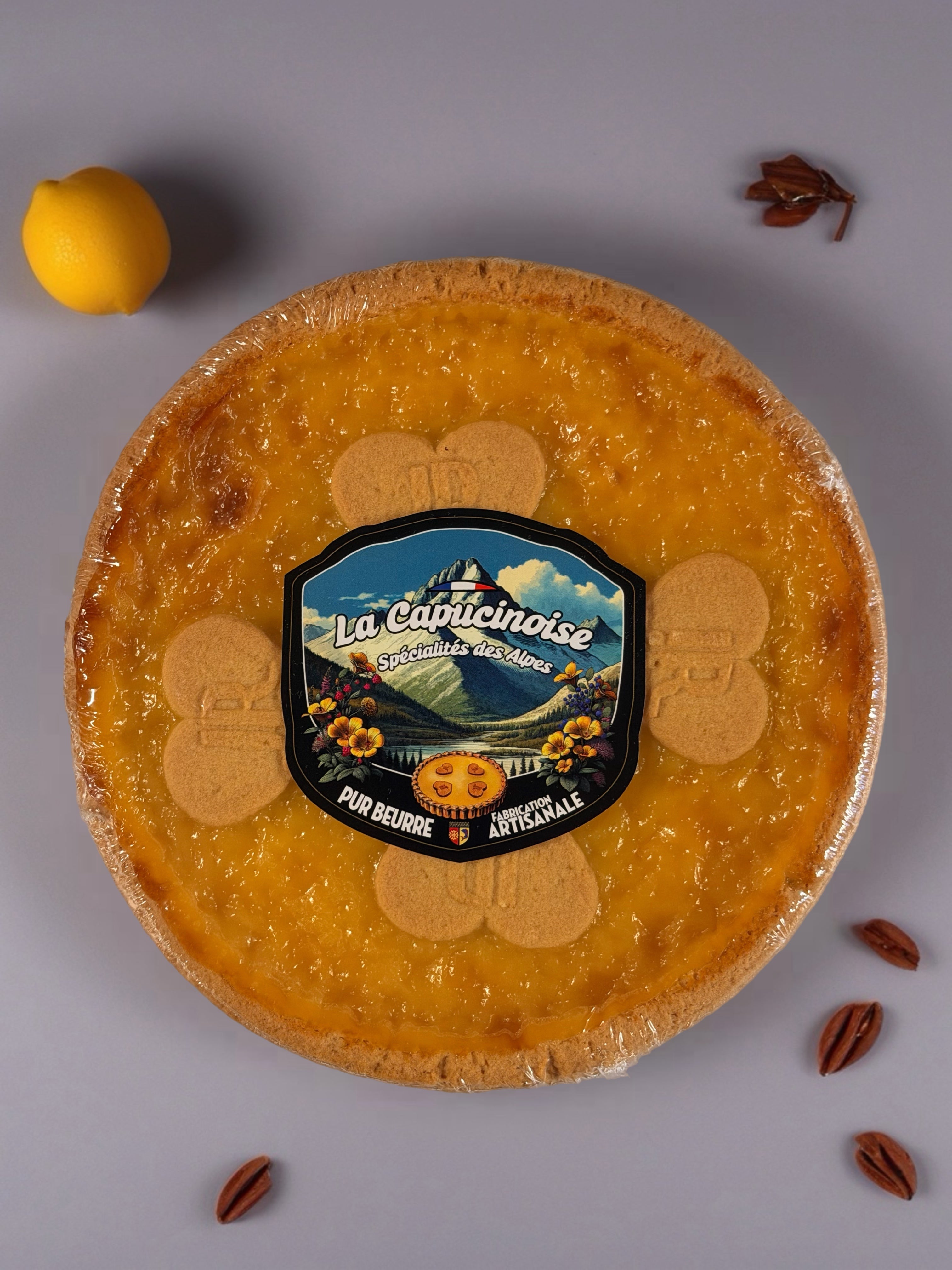 Tarte sablée pur beurre citron — La Capucinoise